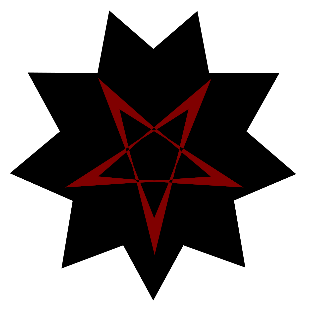 Pentagram 9A Flower