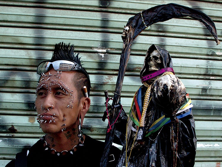 Santisima Muerte Devotee